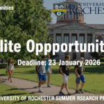 University of Rochester Summer Research Program 2026