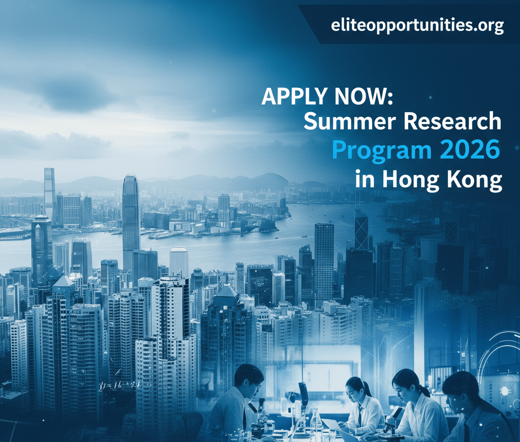 Apply now: Summer Research Program 2026 in Hong Kong