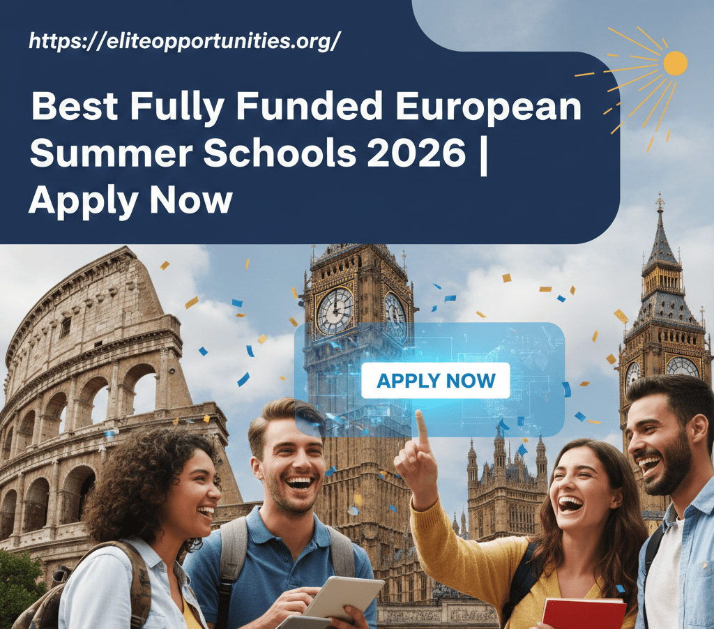 Best Fully Funded European Summer Schools 2026 | Apply Now
