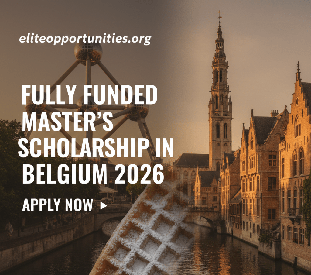 Fully Funded Master’s Scholarship in Belgium 2026: Apply now