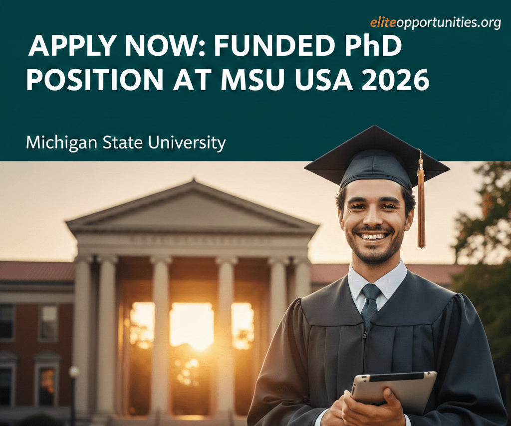 Apply Now: Funded PhD Position at MSU USA 2026