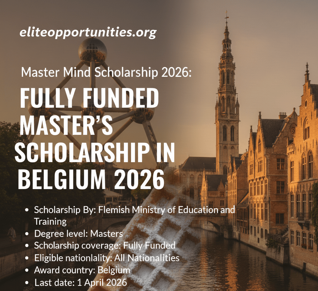 Master’s Scholarship in Belgium 