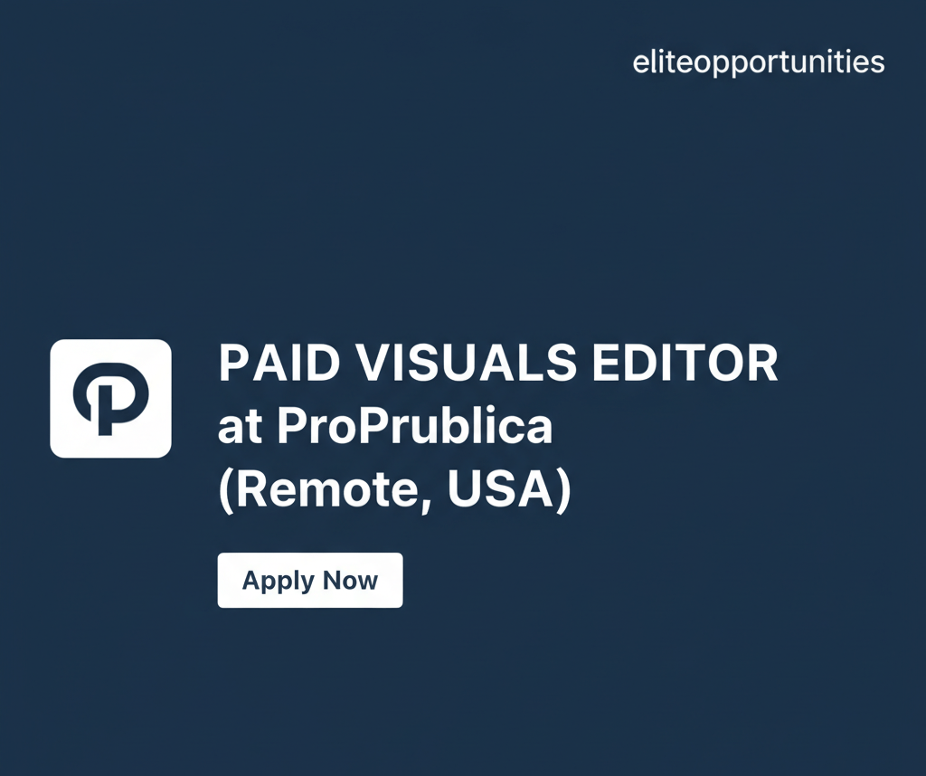 Location: New York City, United States (Remote candidates considered) Application Deadline: Friday, June 27, 2025, 5 PM ET Salary Range: $150,000 – $195,000 (based on experience and location) Employment Type: Full-time, benefits include