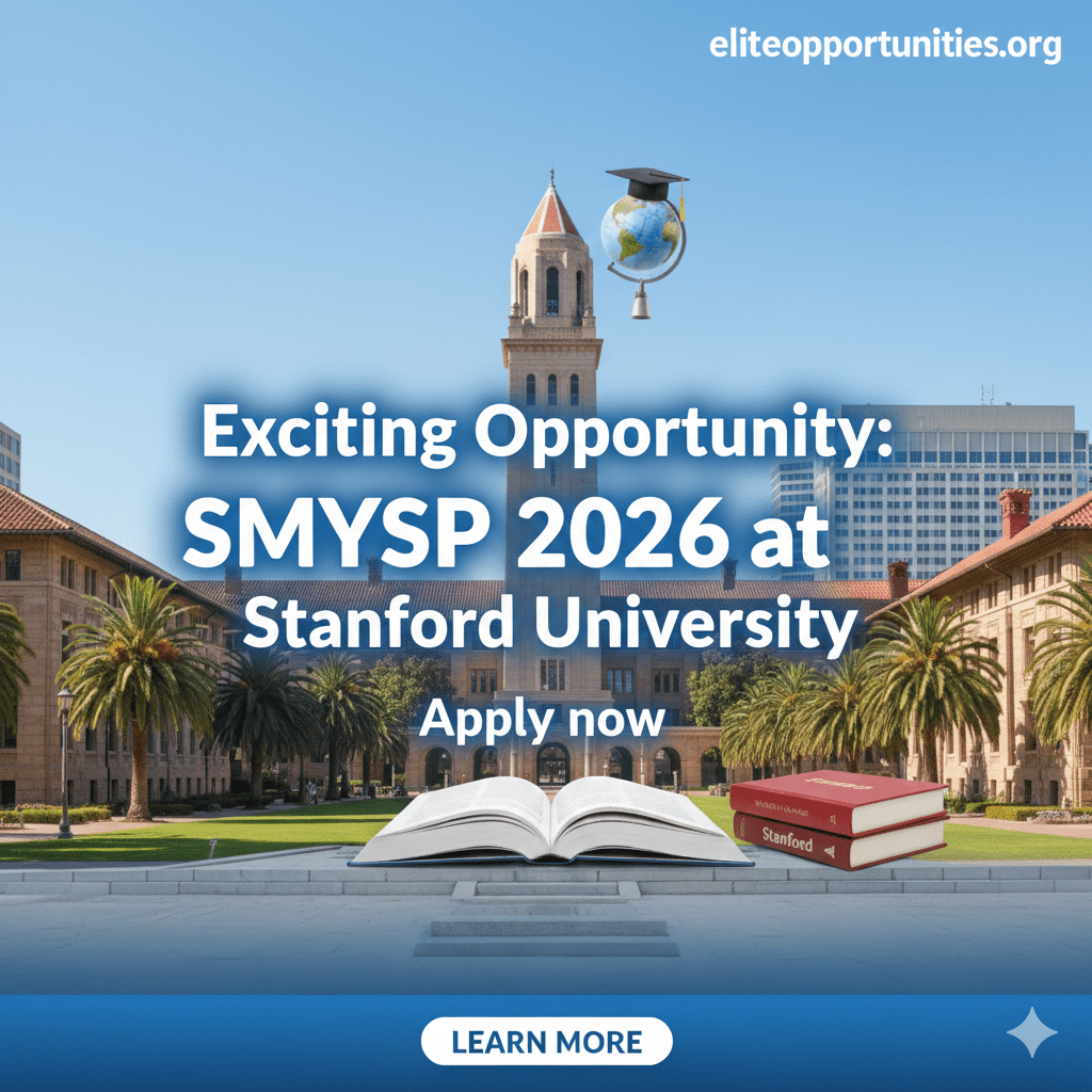Exciting Opportunity: SMYSP 2026 at Stanford University Apply now