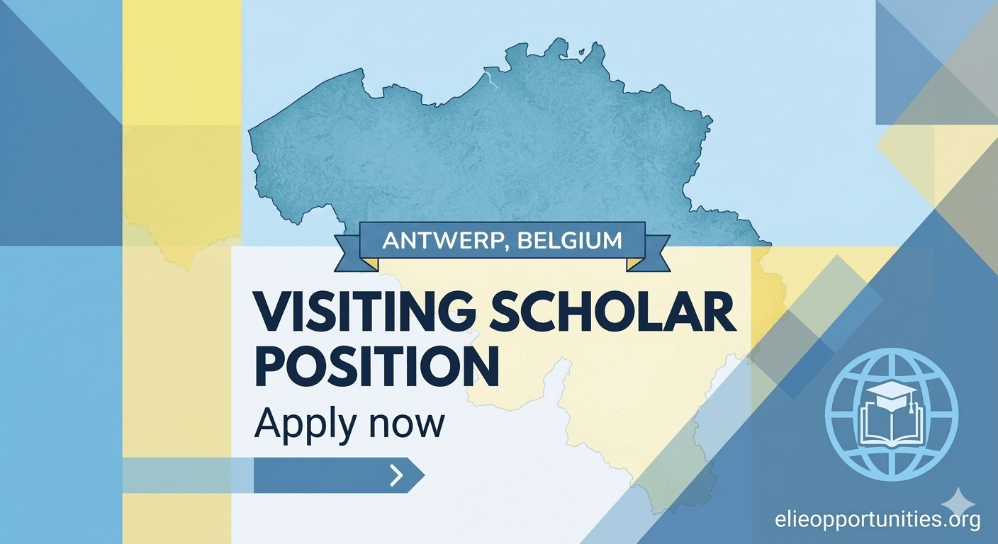 Visiting Scholar Position in Antwerp, Belgium Apply now