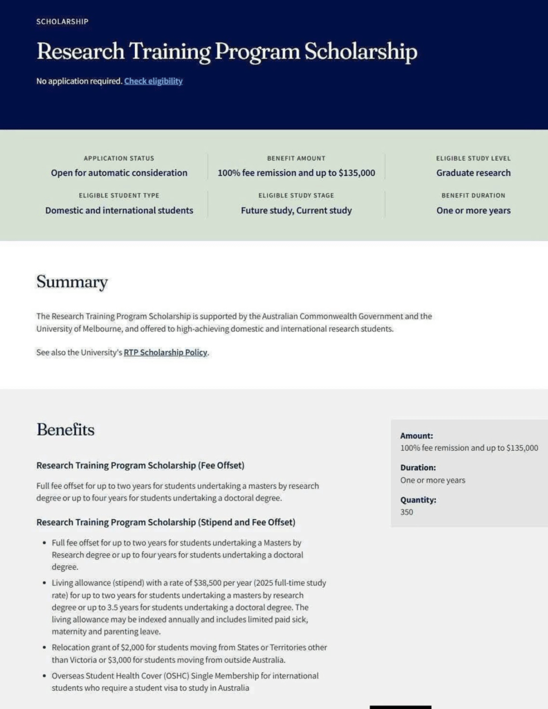 Graduate Research Scholarship